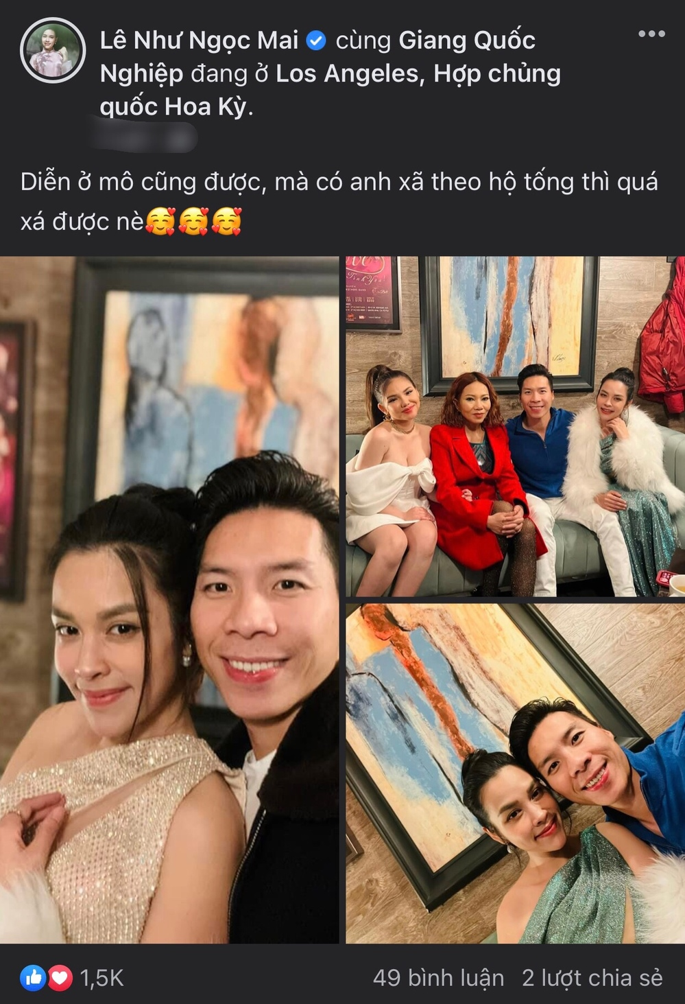 Quốc Nghiệp hộ tống Osen Ngọc Mai sang Mỹ đi hát sau ồn ào bị hủy show vì trịch thượng? - Hình 3