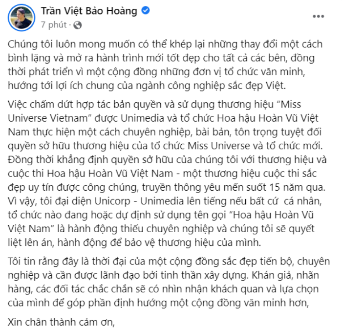 TOP 3 MU 2022 gây chuyện tại VN, CEO Bảo Hoàng dằn mặt, quyết giữ cái tên Hoa Hậu Hoàn Vũ - Hình 15