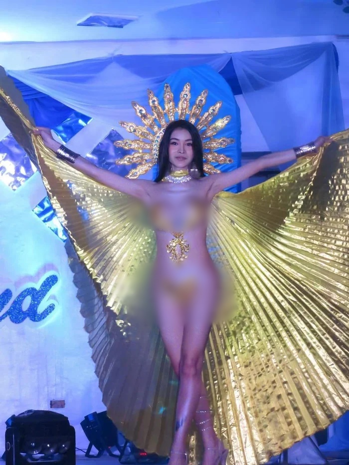 Hoa hậu Philippines gây sốc với trang phục dân tộc như gái bar, hoa hậu Bỉ gặp tai nạn nguy kịch - Hình 7