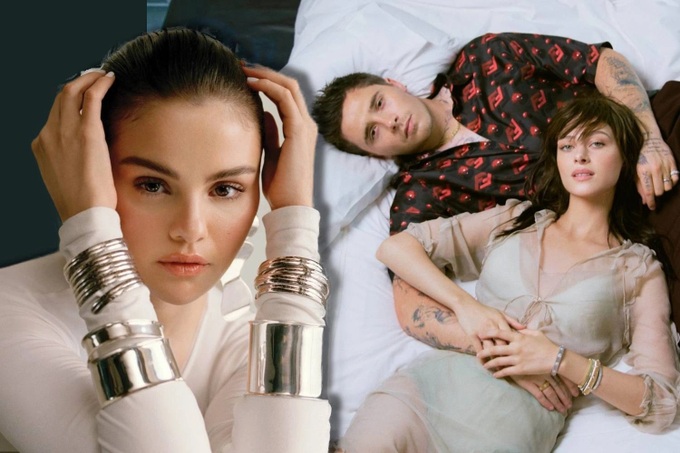 Selena Gomez bỗng dưng bám càng vợ Brooklyn Beckham: Thân đến nỗi ôm chồng bạn ngủ - Hình 6