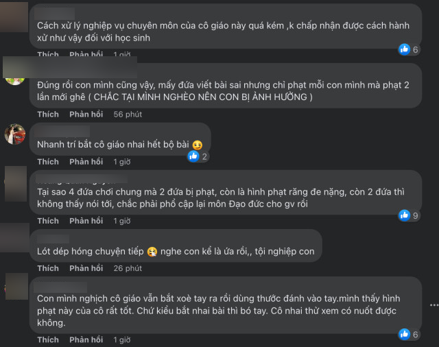 Nhóm học sinh vẽ giấy thành lá bài chơi trong lớp, cô giáo phạt nhai nuốt, phụ huynh ầm ĩ vào cuộc - Hình 5
