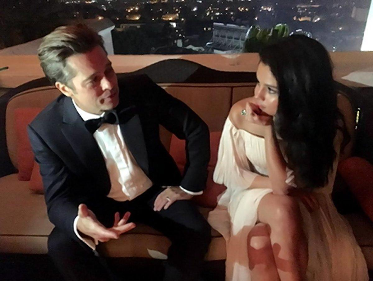 Angelina Jolie got mad when Selena Gomez flirted with Brad Pitt and took revenge with a shocking move - Picture 1