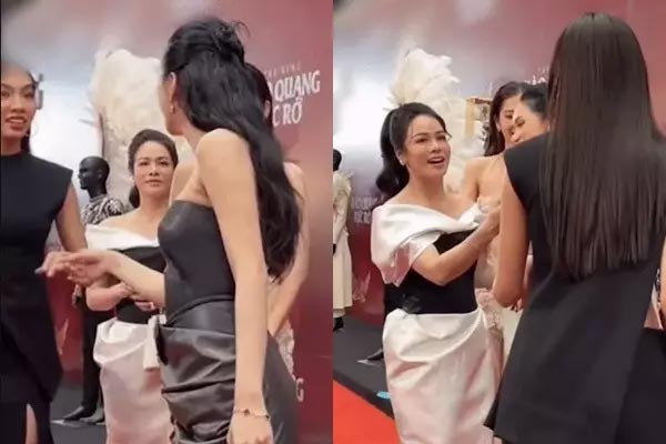 Khả Như vạ lây Hương Giang giữa ồn ào thảm đỏ, bị dân mạng đào lại khoảnh khắc chèn ép đàn em - Hình 3