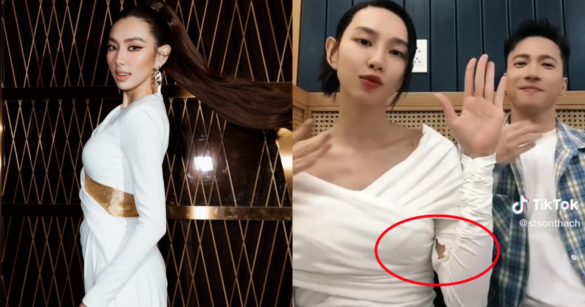 Thùy Tiên hết diện hớ hênh lại đến mặc áo rách, bung chỉ be bét nhưng vẫn tự tin tươi cười - Hình 8