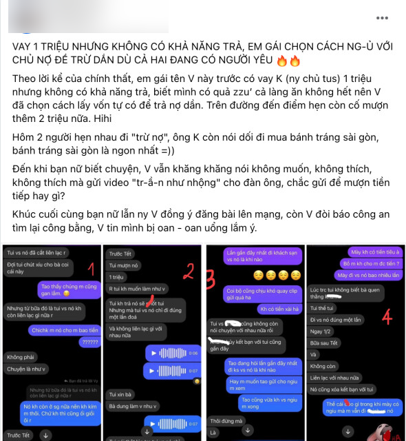 Vay 1 triệu không trả, cô gái dùng vòng 1 khủng để gạ chủ nợ, ân ái với nhau dù cả hai đều đã có chủ - Hình 2