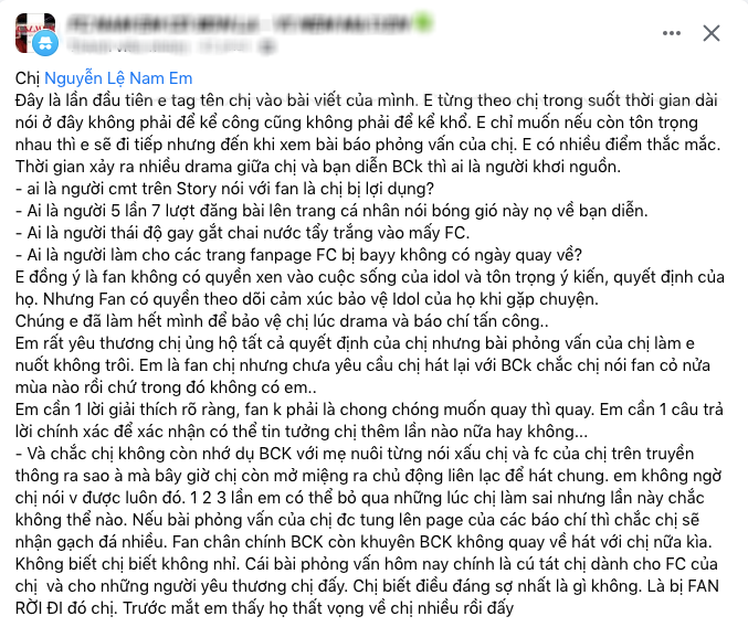 Nam Em làm hòa, đề nghị hát chung, Bạch Công Khanh có thái độ tranh cãi, fan cũng lên tiếng - Hình 6
