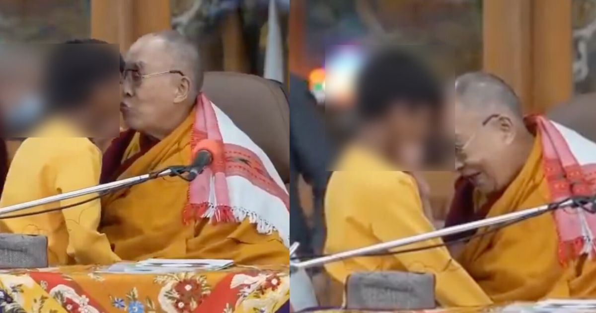 Sư thầy lãnh đạo Phật giáo Tây Tạng gây phẫn nộ khi hôn môi, chạm lưỡi bé trai đầy khiếm nhã - Hình 8