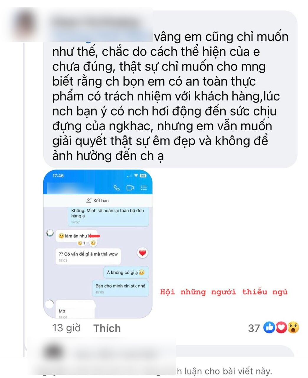 Hà Nội: Phốt quán trà sữa có ruồi, cô gái bất ngờ bị CĐM ném đá, thái độ ngang tàn không ai cảm nỗi - Hình 4