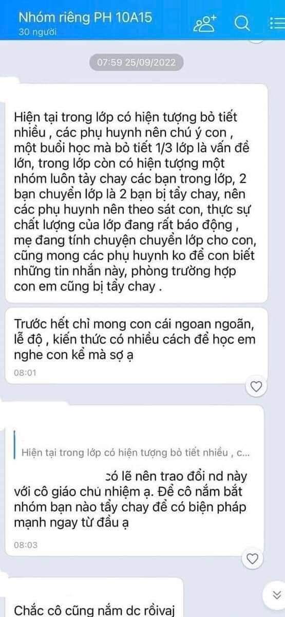 Tình tiết mới vụ nữ sinh 2k7 ĐH Vinh: Lộ tin nhắn trong nhóm chat của hội phụ huynh - Hình 5