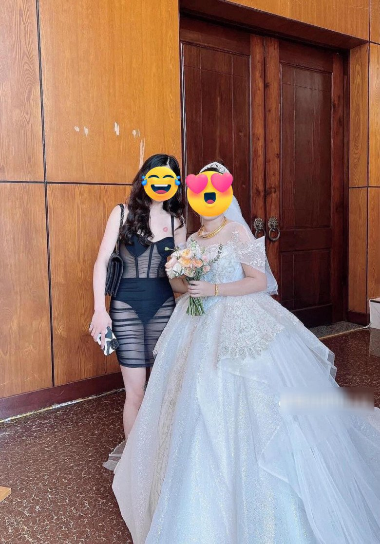 Cô gái mặc đồ xuyên thấu lồ lộ đến đám cưới, lý do vì học đòi hoa hậu Engfa? - Hình 2
