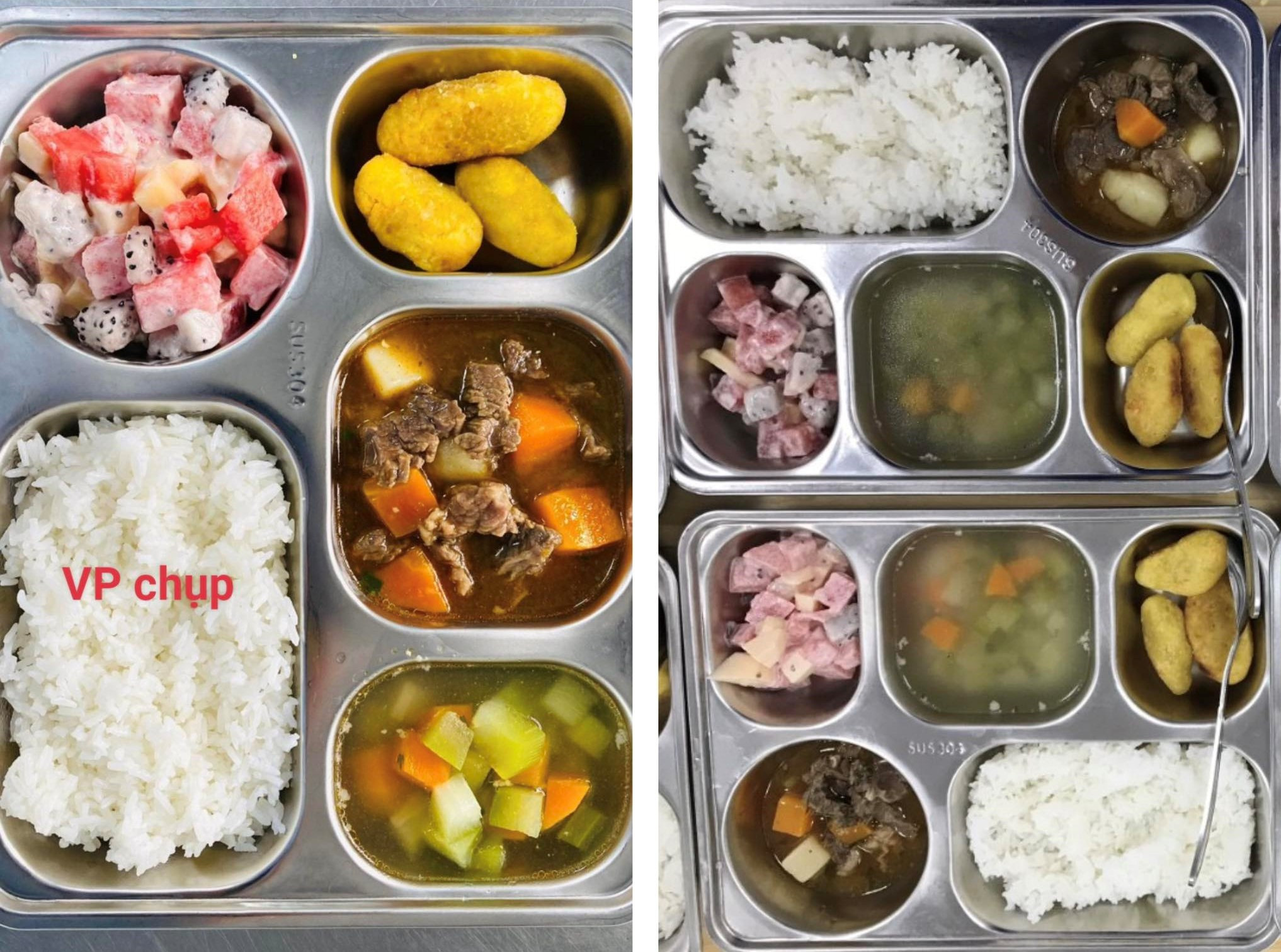 Đóng 70 nghìn/ngày, phụ huynh ứa nước mắt nhìn bữa ăn của con