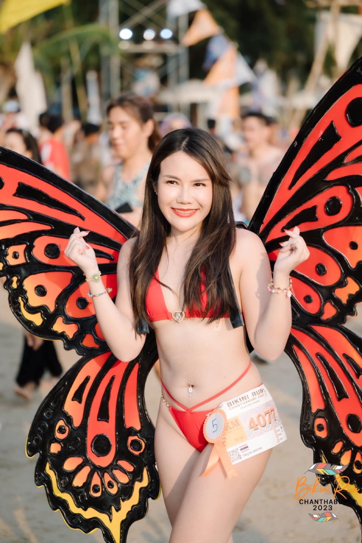 Háo hức xem Á hậu, hot-girl mặc b.ikini chạy đua ở bãi biển Thái Lan - Hình 7