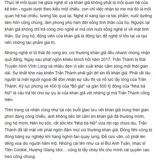 Trấn Thành bị báo CAND chỉ thẳng mặt vì trơ trẽn, đổ lỗi cho khán giả trong khi hốt bạc nhiều nhất - Hình 3