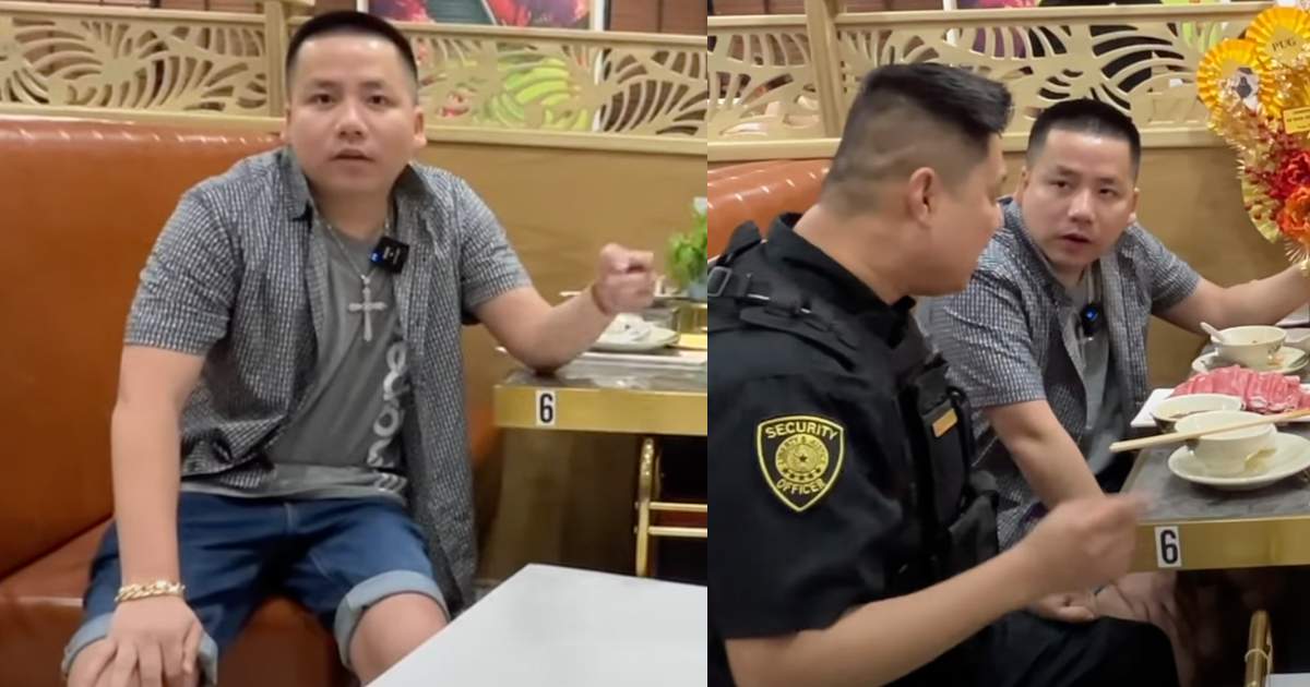 Khoa Pug lộ diện khác lạ sau khi nhà hàng gặp biến: Vệ sĩ cầm vũ khí, còng tay không rời sếp 1 bước - Hình 12