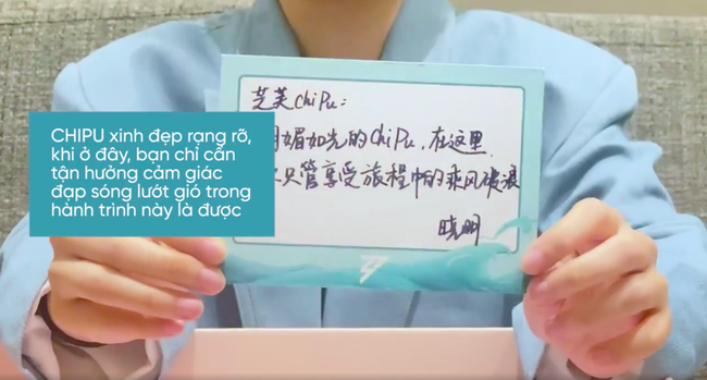 Chi Pu bóc quà được Huỳnh Hiểu Minh tặng, nam thần Trung Quốc chu đáo cỡ nào? - Hình 3