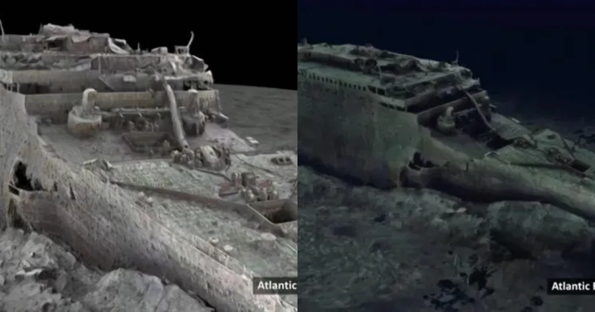 Lần đầu công bố bản chụp 3D đầy đủ về con tàu Titanic huyền thoại bị ...