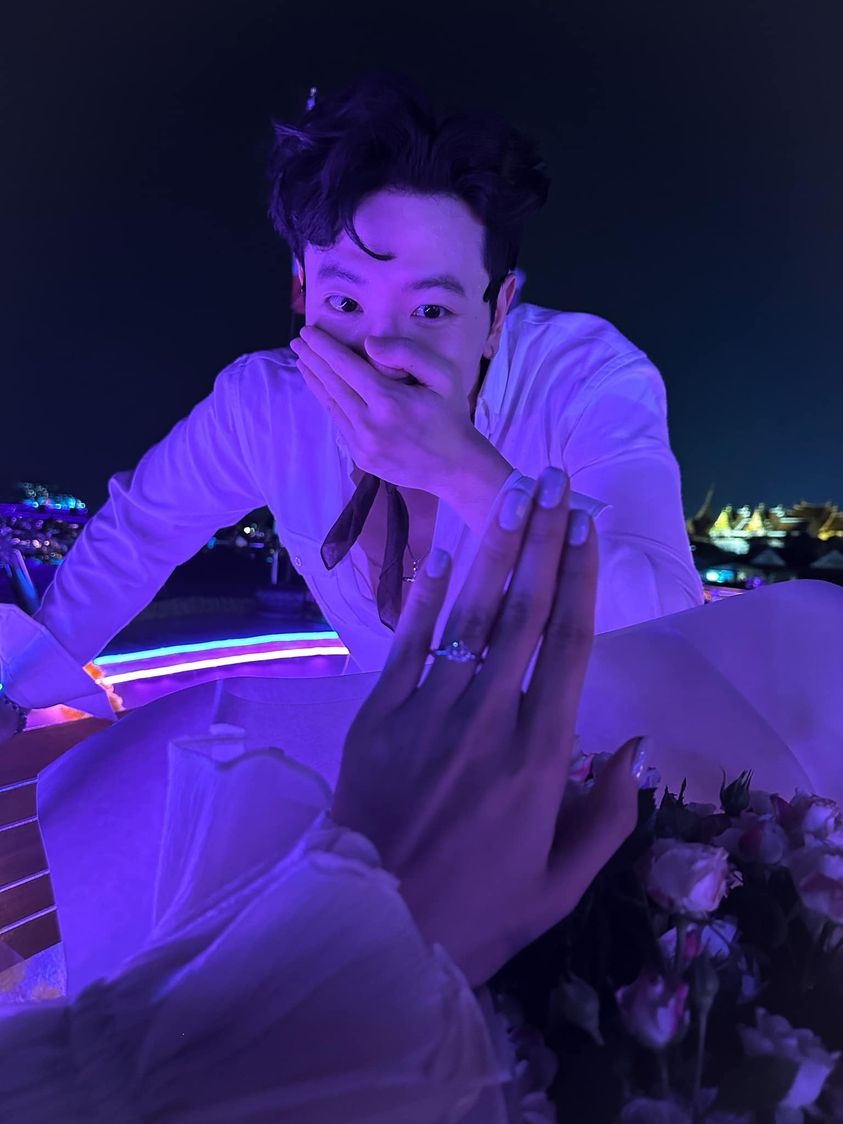 Phí Ngọc Hưng hé lộ không gian cầu hôn lãng mạn, nói lời đường mật đến Trương Mỹ Nhân - Hình 2