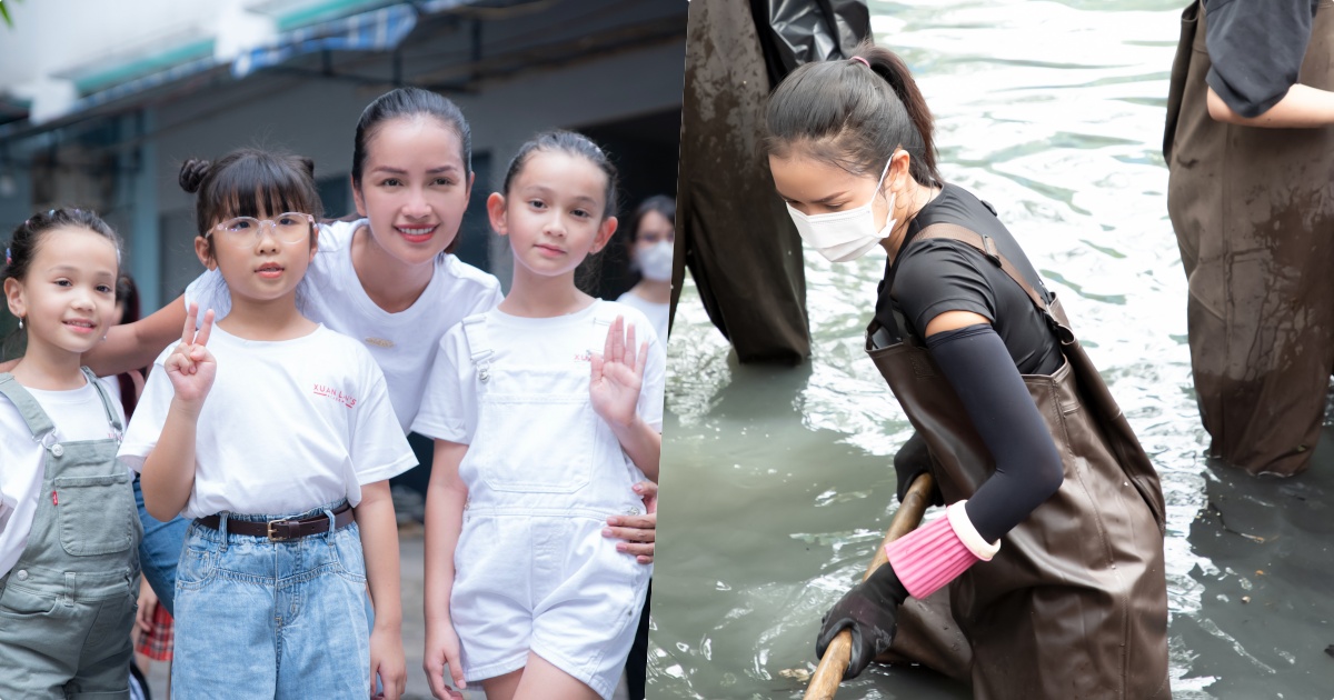HH Ngọc Châu và dàn người đẹp đồng hành với nhóm Khát Vọng Xanh dọn rác thải tại kênh bẩn ở Tân Bình - Hình 13