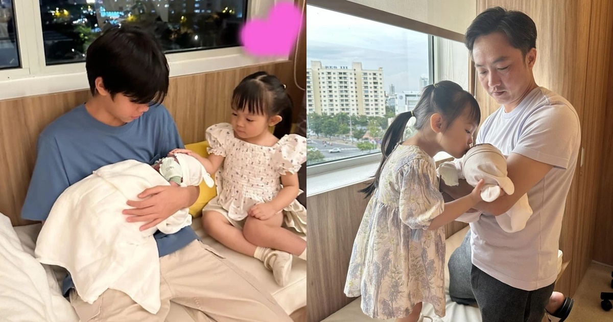 Đàm Thu Trang chính thức lâm bồn sinh con thứ 2 cho Cường Đô La, diện mạo giống bố y khuôn - Hình 8