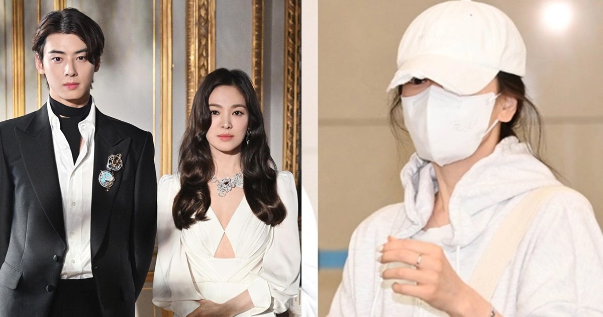 Song Hye Kyo - Cha Eun Woo gây náo loạn sân bay, nghi vấn tòm tem 2 tiếng trong xe là chính xác? - Hình 12