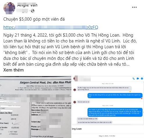 Con gái Vũ Linh bị bạn thân của ba vạch mặt, tung hết tin nhắn riêng tư, tố tham lam, ngụy biện - Hình 1