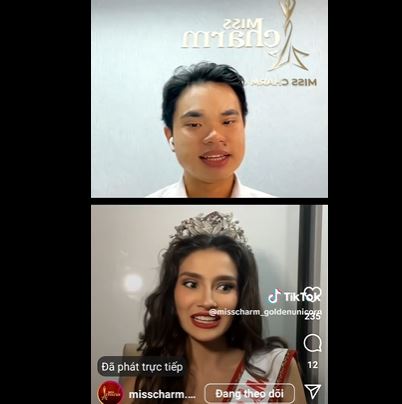 Miss Charm 2023 mất điểm vì tóc tổ quạ, 1 hoa hậu bị bắt vì cáo buộc lừa đảo, trộm tiền chồng U80 - Hình 1