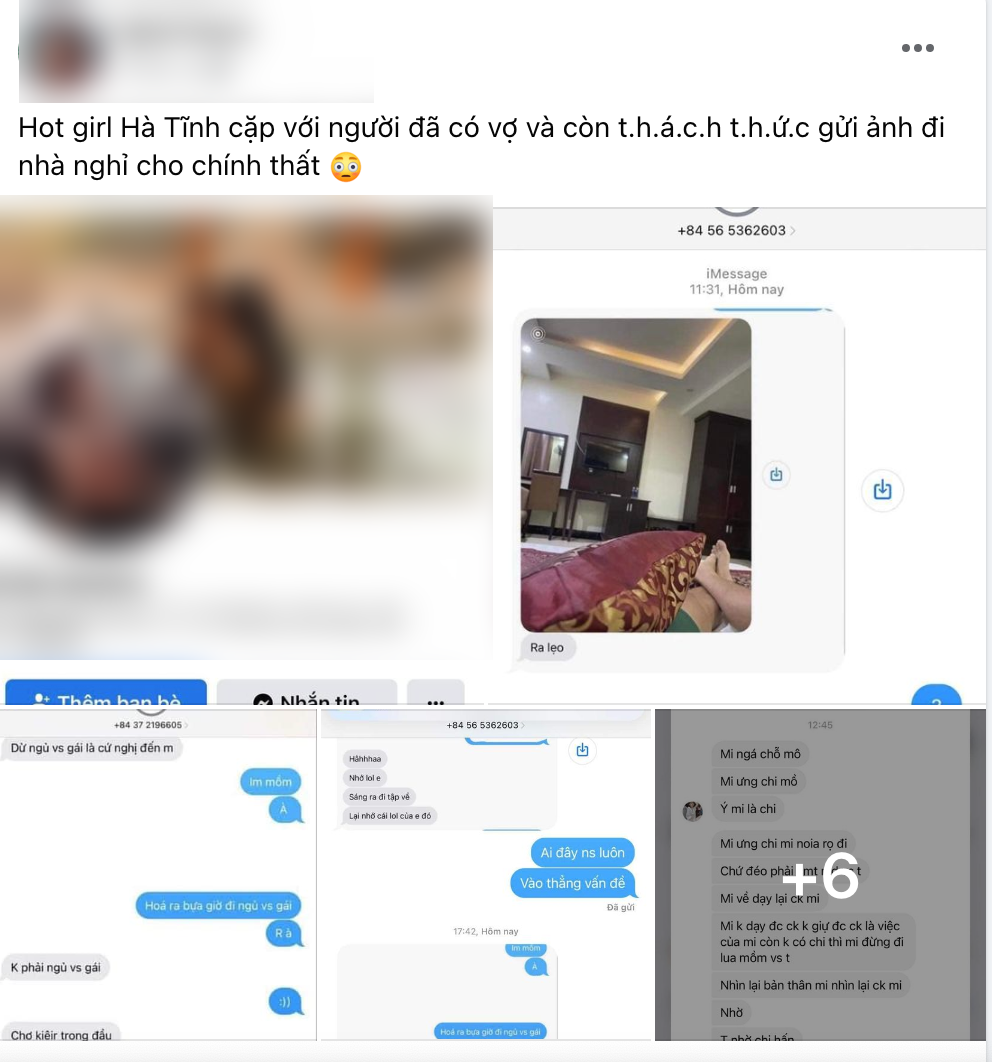 Gái trẻ Hà Tĩnh cướp chồng còn gửi ảnh hot trêu ngươi chính thất, chị vợ ra tay dạy dỗ ai cũng hả hê - Hình 1