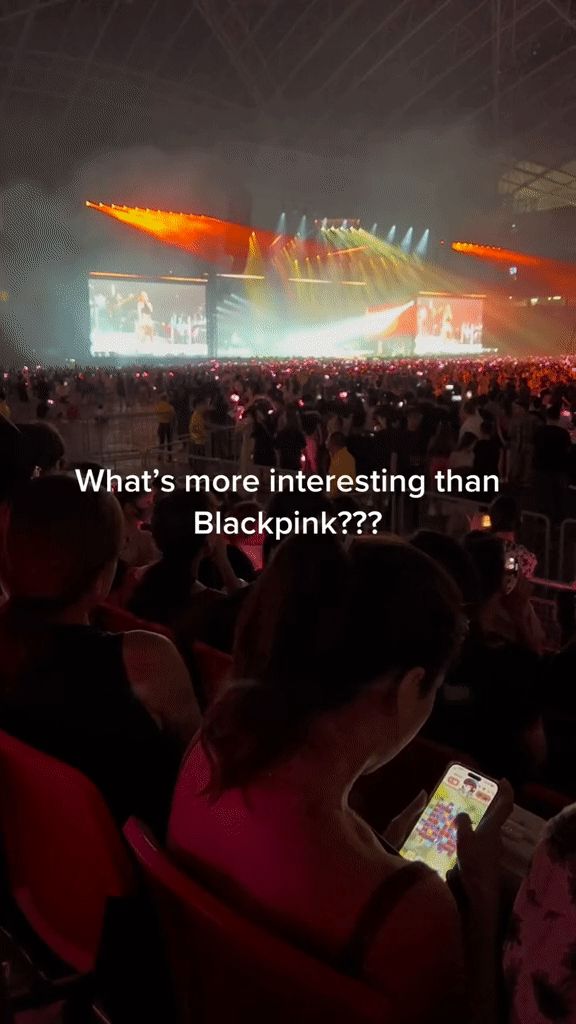 Concert BLACKPINK dần nhàm chán: Khán giả ngủ gật, chơi game, bỏ về giữa chừng? - Hình 3