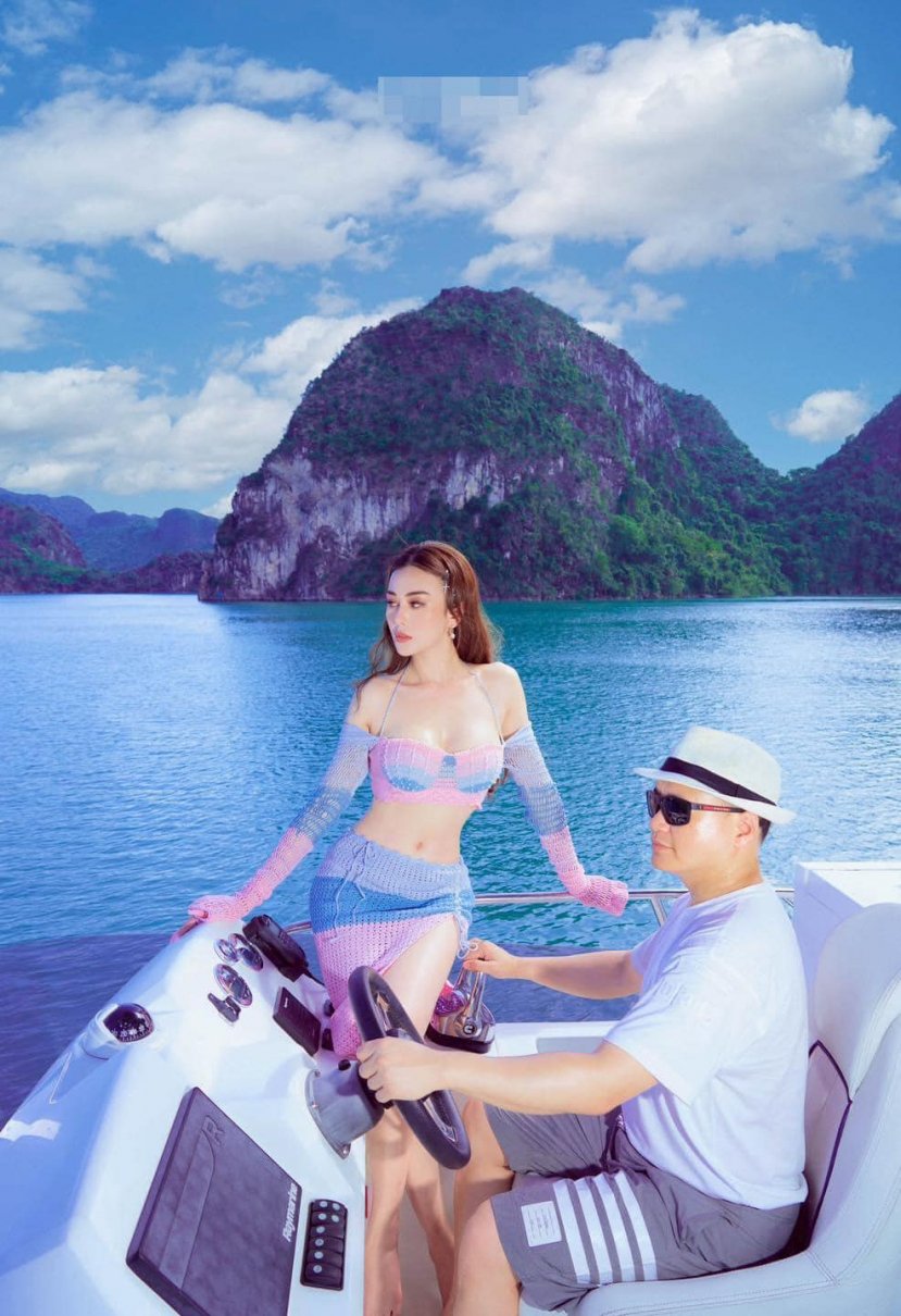 Bộ ảnh căng đét của Shark Bình và Phương Oanh trên du thuyền sau khi kết hôn - Hình 4