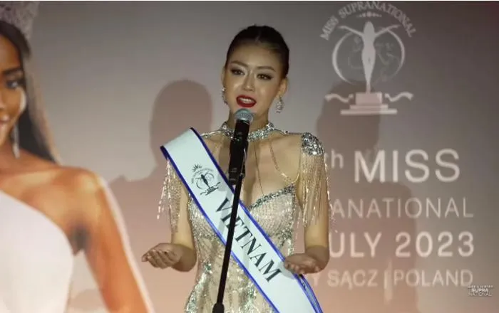 Á hậu Thanh Ngân out top 10 Miss Supranational, xuất trận quá nhạt nhòa, tiếng Anh kém? - Hình 7