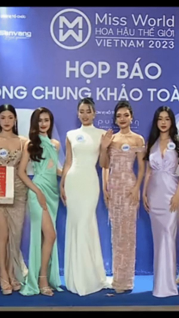 Ứng viên Miss World Vietnam 2023 bị soi thái độ khi chụp ảnh cùng các thí sinh - Hình 3