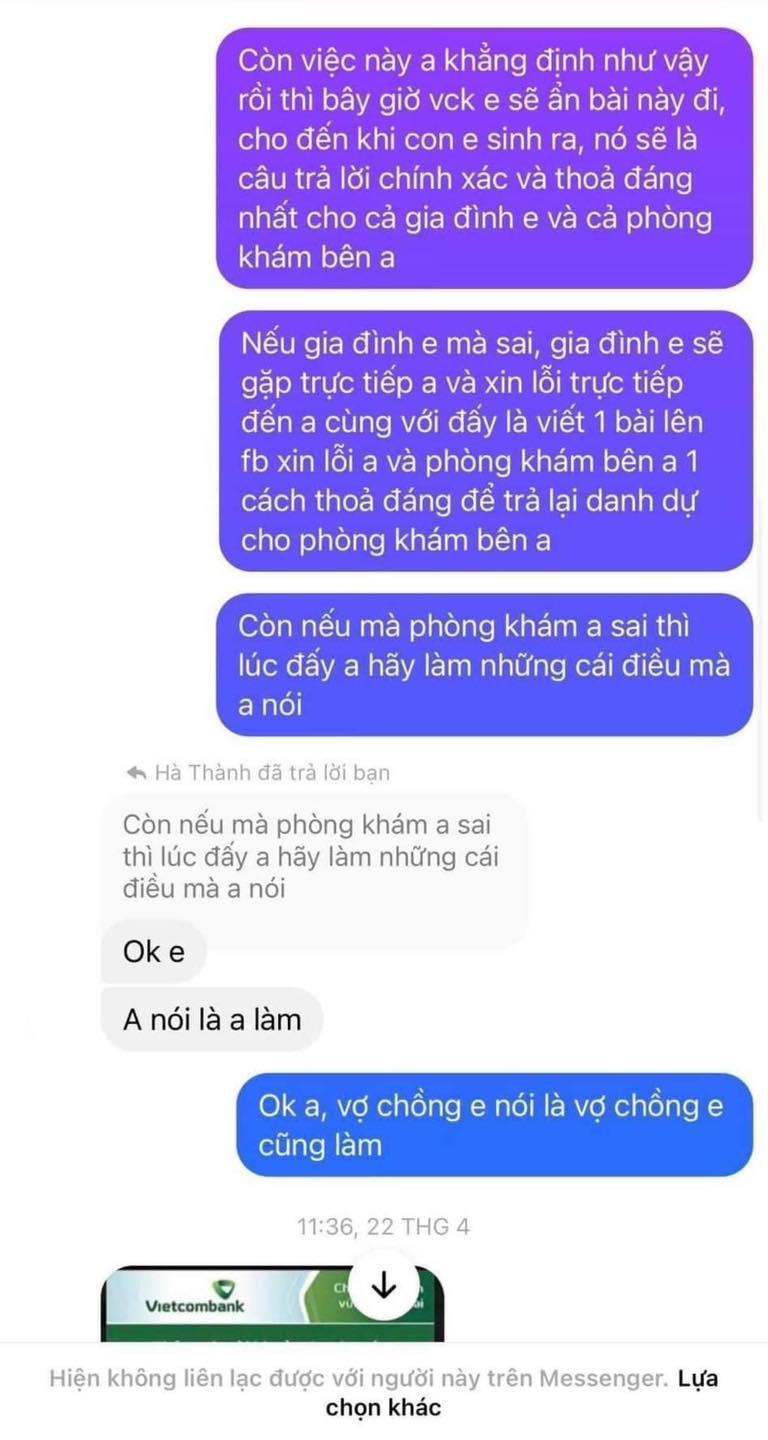 Phòng khám đểu phán thai nhi dị tật, đòi đền 500 triệu nếu kết quả sai, bị phát giác thì vội chối bỏ - Hình 4