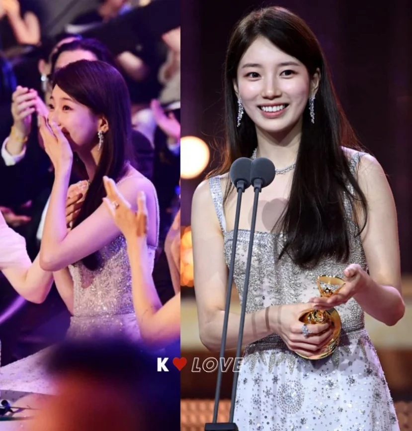 Song Hye Kyo khóc nghẹn khi thắng Daesang ở Rồng Xanh, liền bị tung ảnh được Lee Min Ho cầu hôn? - Hình 3