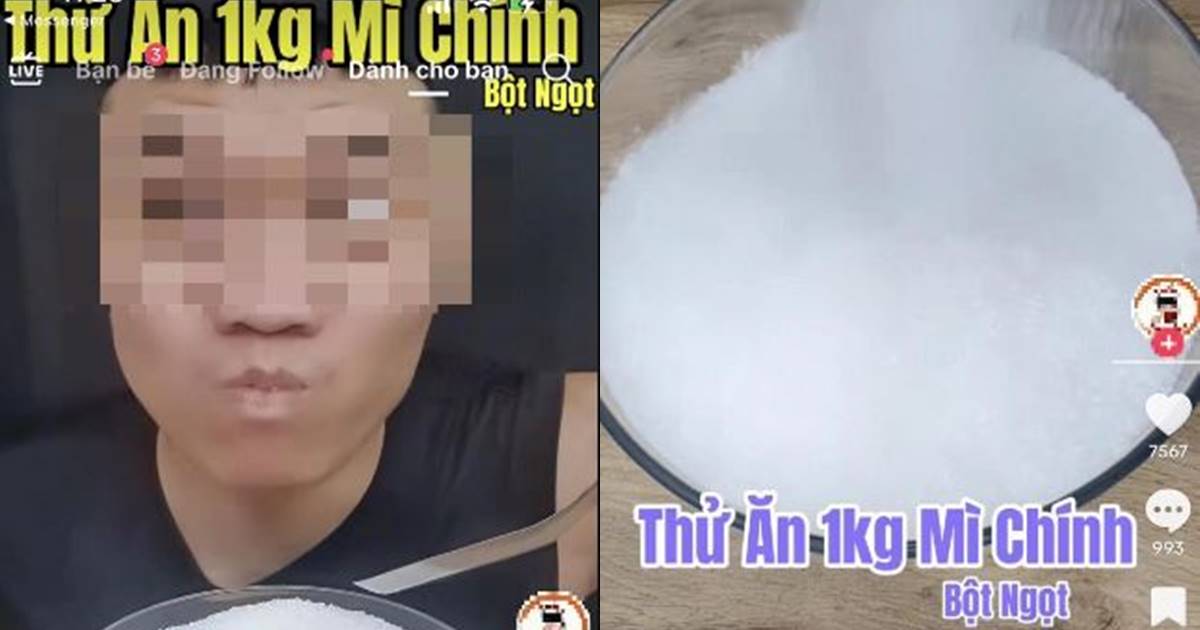 TikToker đăng clip ăn 1kg bột ngọt, bị CĐM ném đá vì câu view bất chấp sức khỏe - Hình 8