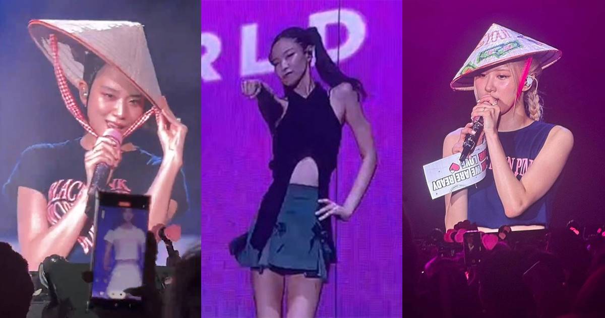 Blackpink đội nón lá, nói tiếng Việt, Jennie dạy Lisa nhảy See tình, bố Jisoo đến Hà Nội xem concert - Hình 10
