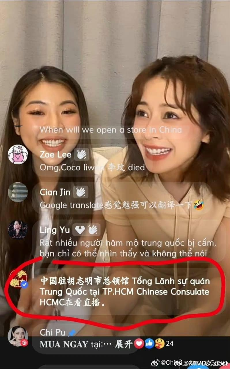 Tỷ tỷ đạp gió: Chi Pu livestream kể khổ, Lãnh sự quán Trung Quốc tại Việt Nam vào cuộc - Hình 1