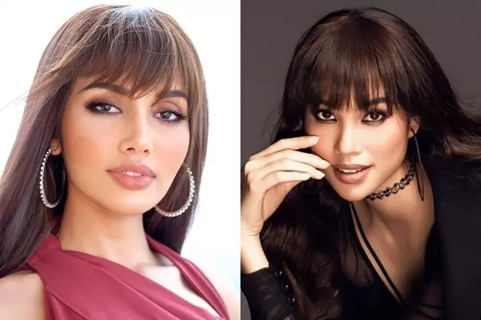 Miss Universe Thailand 2023: Bản sao Hoa hậu Phạm Hương gặp sự cố xấu hổ trên sân khấu - Hình 4