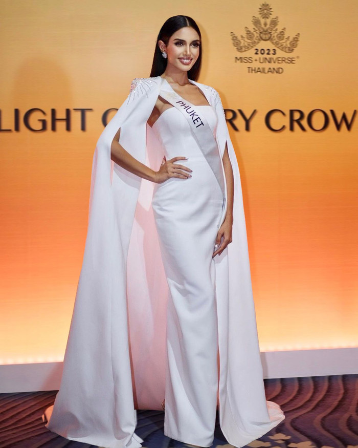 Miss Universe Thailand 2023: Bản sao Hoa hậu Phạm Hương gặp sự cố xấu hổ trên sân khấu - Hình 2