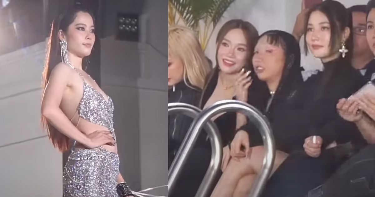 Nhã Phương oan gia ngõ hẹp đụng mặt Nam Em, chễm chệ xem tình cũ ông xã catwalk, CĐM soi rõ thái độ - Hình 10