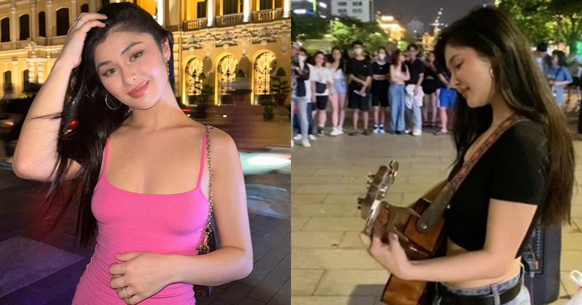 Cô gái hát See tình hay hơn bản gốc, gây sốt ở phố đi bộ Nguyễn Huệ không phải người Việt - Hình 7
