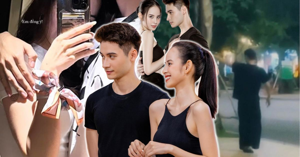 The visual couple of The Face 2023 openly dating, Vu Thu Phuong and team Trieu - Duyen tie sui - Photo 2