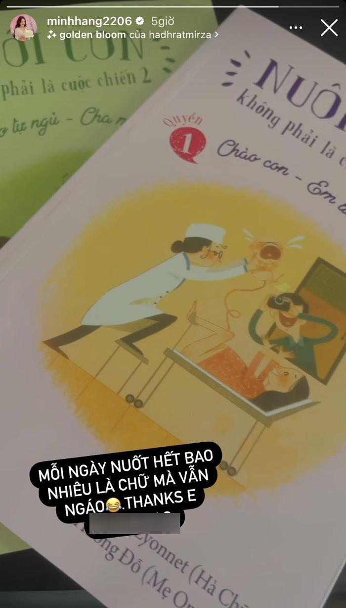 Minh Hằng ẩn ý về ngày lâm bồn đang cận kề, bạn cũ Hà Hồ liền vào tận trang cá nhân làm điều này - Hình 7