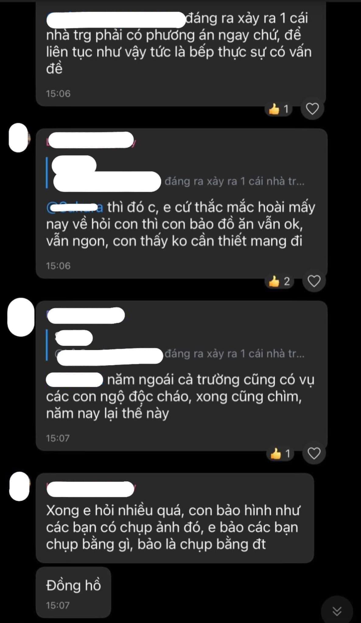 Bữa ăn 1 Trường tiểu học quốc tế ở Hà Nội có gián, học sinh hỏi thì cô giáo lấp liếm: Đây là con ong - Hình 5