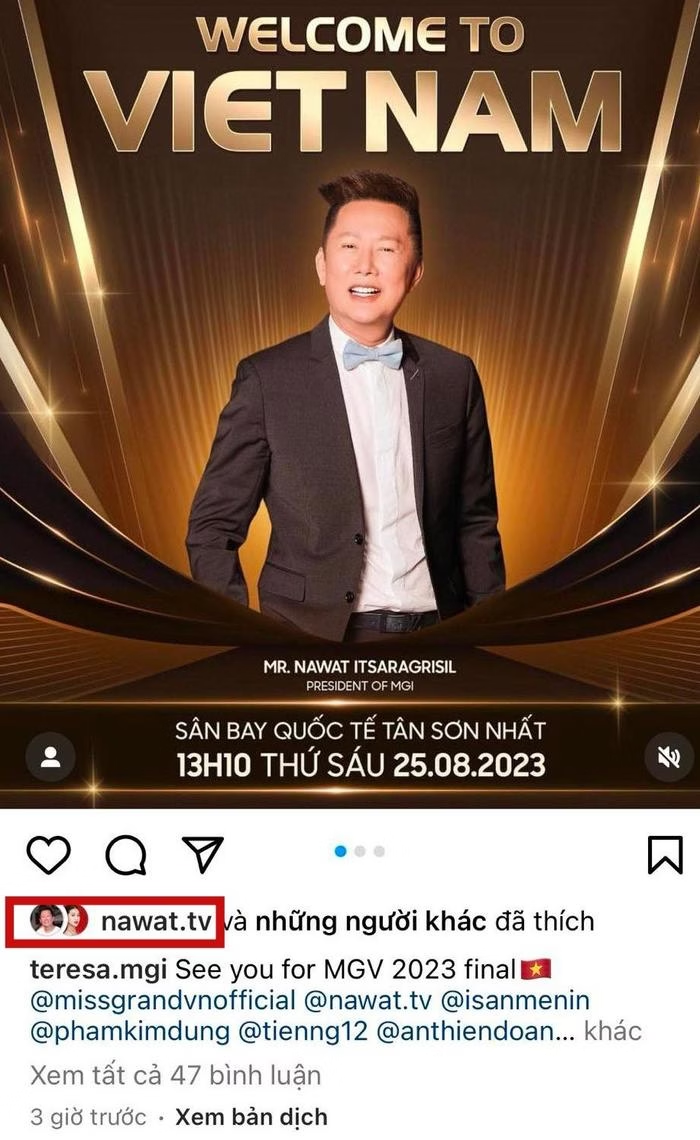 Mr. Nawat thái độ ra mặt khi nhắc đến Miss Grand Vietnam, thế này là chưa làm lành với Thùy Tiên - Hình 3