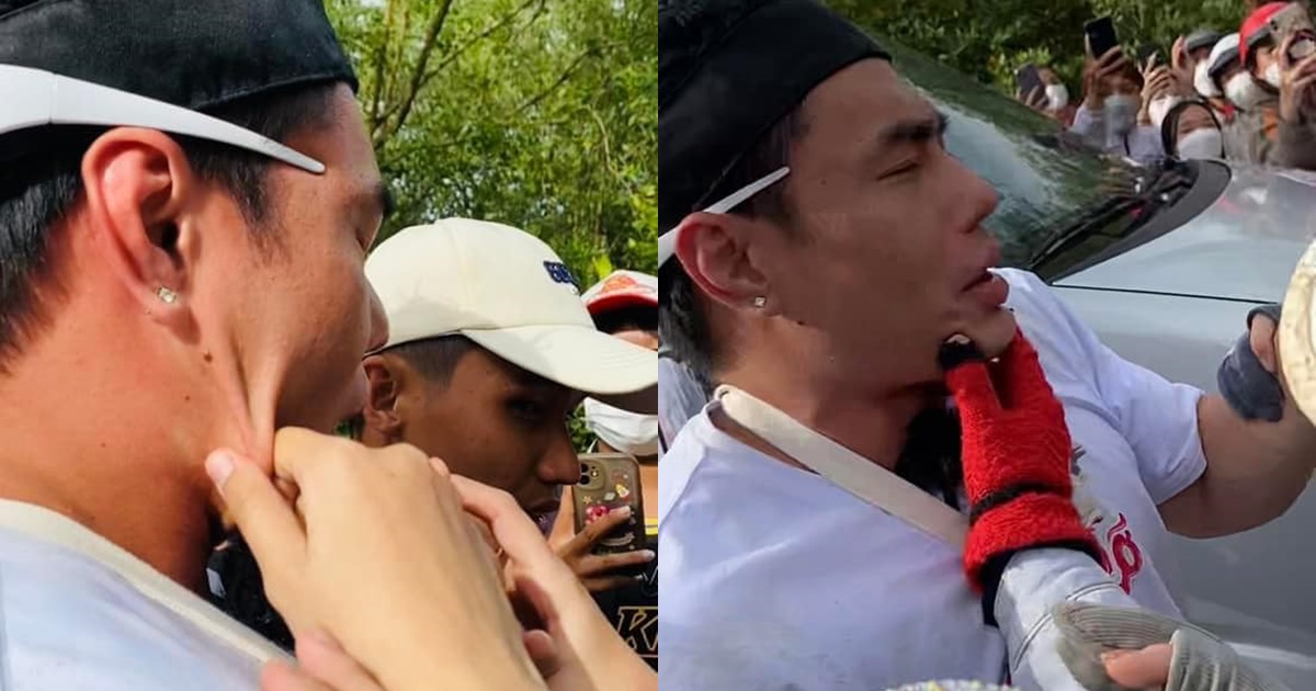 Lê Dương Bảo Lâm điếng người bị fan nựng cằm, bẹo má, rơi cả phụ tùng giữa chốn đông người - Hình 8