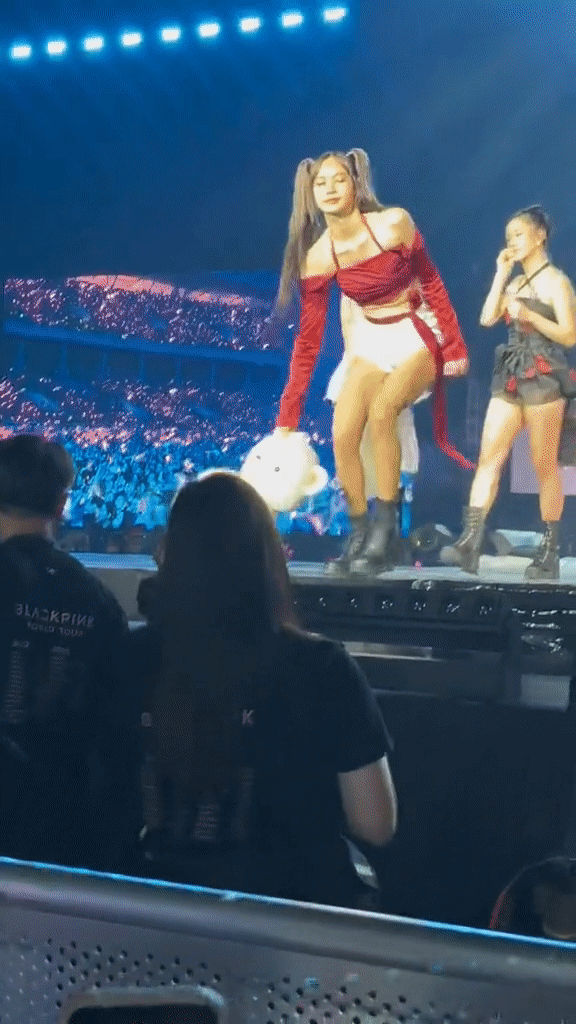 Lisa (BLACKPINK) tiếp tục ném gấu bông của fan trong concert tại Hà Nội, thật hư thế nào? - Hình 2