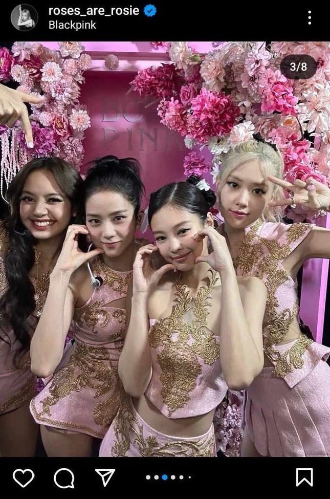 Jisoo - Rosé về Hàn Quốc vẫn nhớ Việt Nam, đăng ảnh chụp ở concert Hà Nội mừng 7 năm Blackpink debut - Hình 1