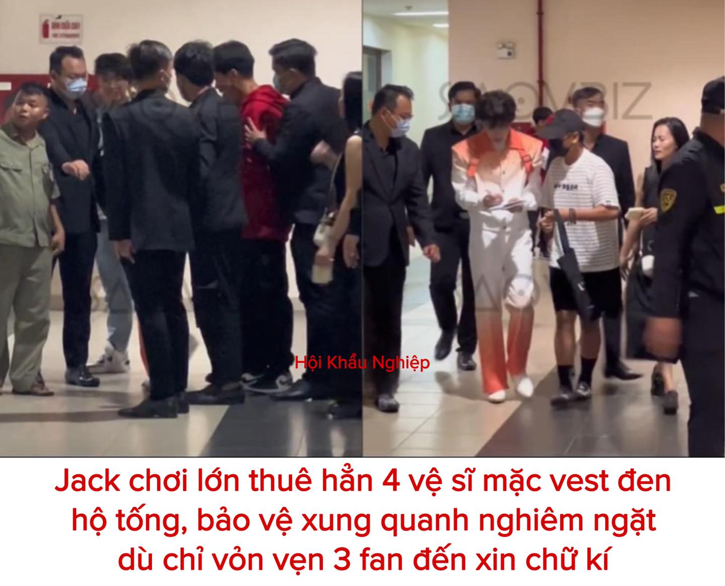 Jack bị ném đá làm màu, thuê dàn vệ sĩ hộ tống sau drama 60 tỉ căng đét, giọng hát bị chê - Hình 4