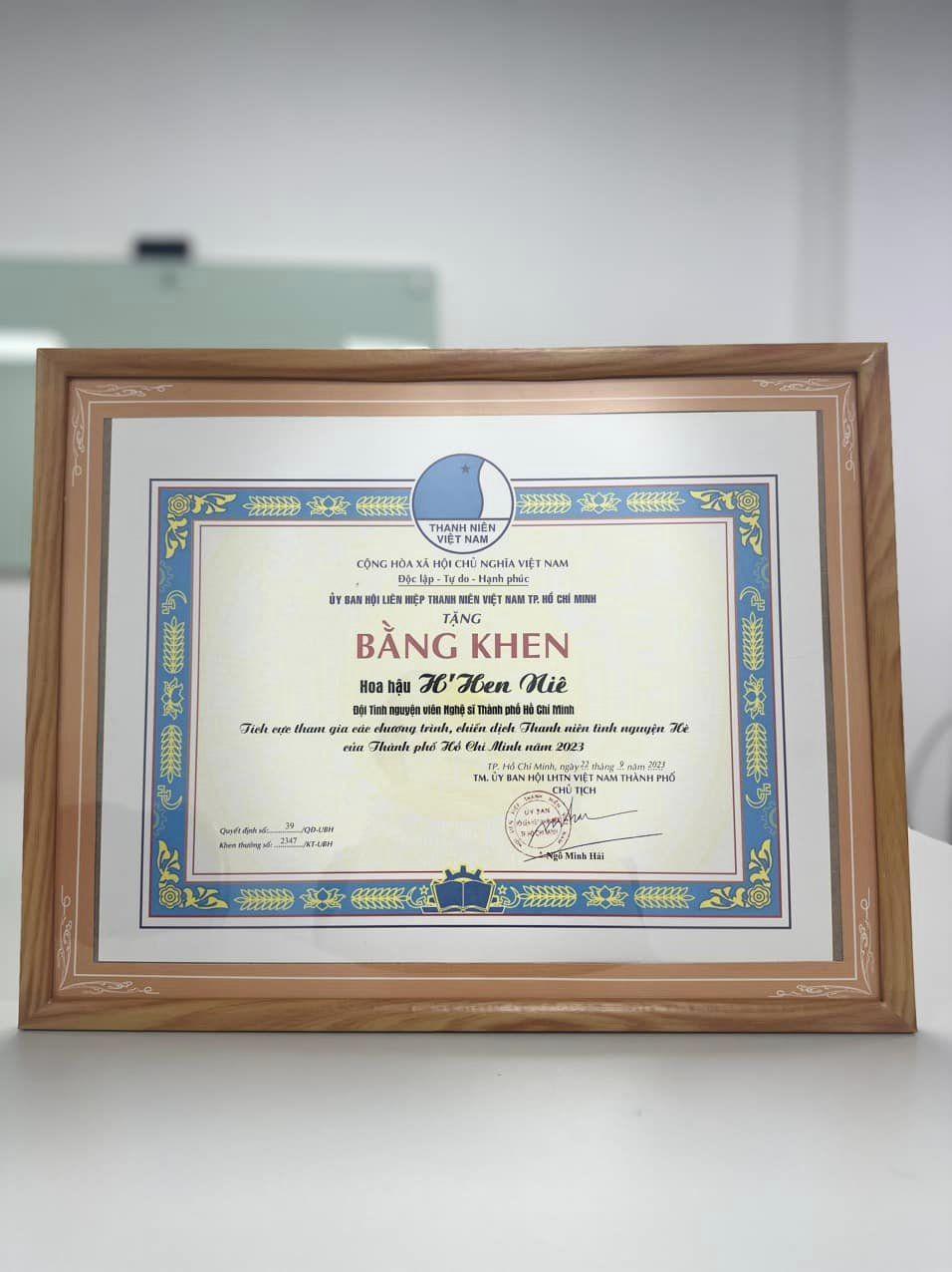 HHen Niê flex bằng khen gây choáng, fan nức mũi tự hào với loạt hoạt động lăn xả vì cộng đồng - Hình 7