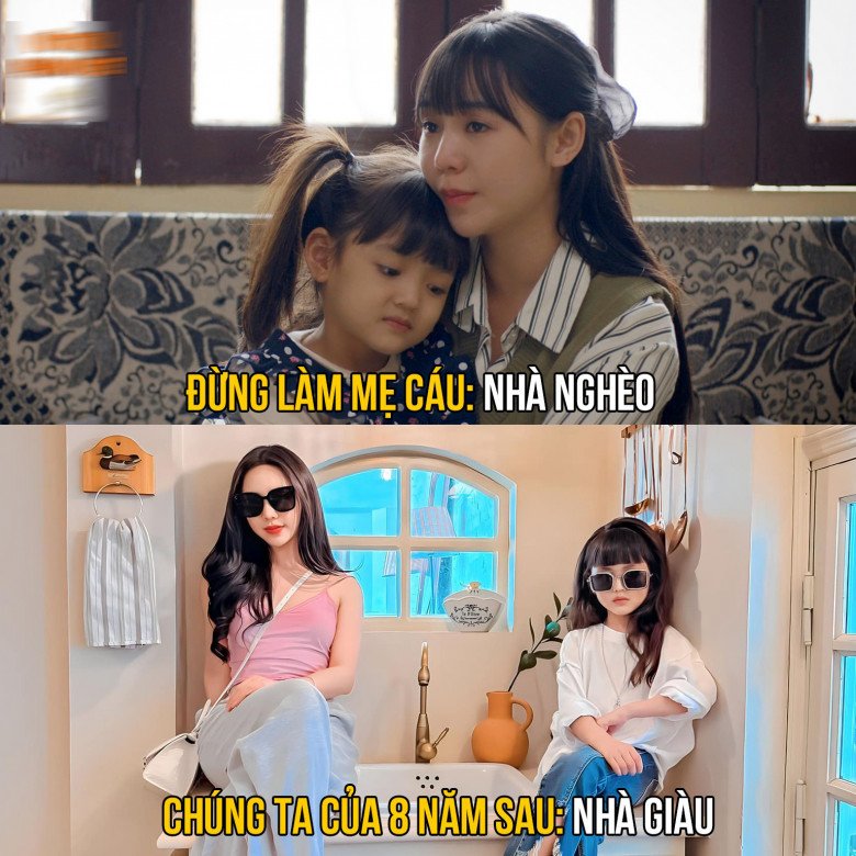 Quỳnh Kool và con gái lên đời phong cách, xưa mặc bình dân, giờ giàu có lên đồ lộng lẫy - Hình 1